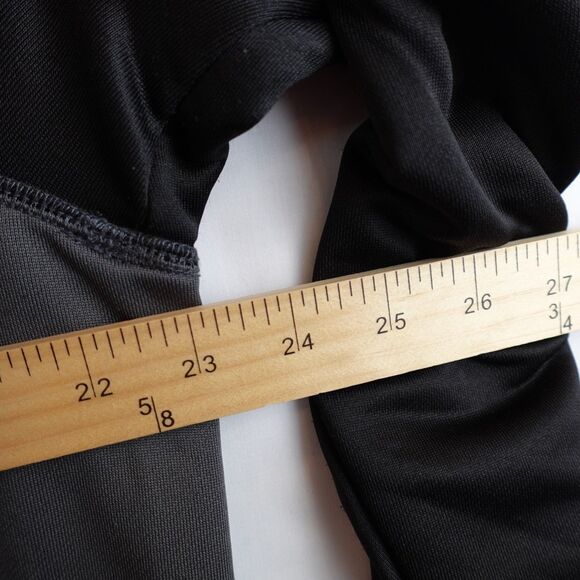 Spalding Mens XL Dri-power Pullover Activewear Top 1/4 Zip Black/Gray Gym Sports - Picture 5 of 11